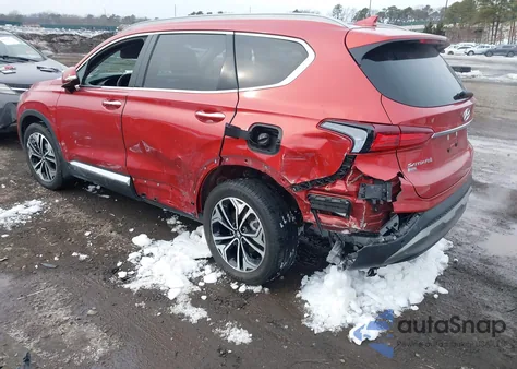 2020 Hyundai Santa Fe Sel 2.0T z USA, uszkodzony, nr VIN 5NMS3CAAXLH191276